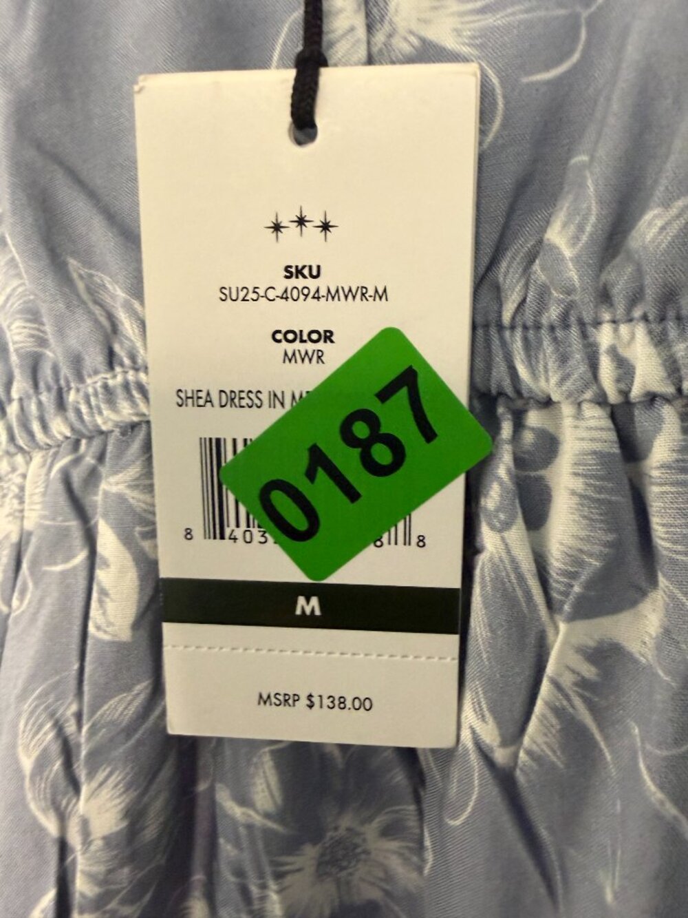 NWT Hermoza/Bloomingdale's Shea Dress Blue Floral Maxi Dress-MSRP $138 - Picture 10 of 14
